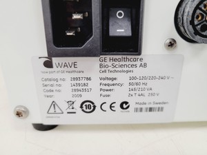 Thumbnail image of GE Healthcare Wave Bioreactor System 2/10 EH - CO2MIX20, 28937786  Lab