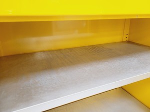 Thumbnail image of Yellow Hazardous Chemical Flamable Storage Cabinet COSHH Lab