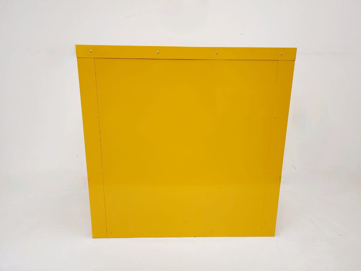 Image of Yellow Hazardous Chemical Flamable Storage Cabinet COSHH Lab