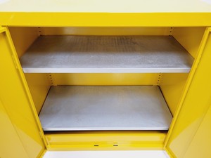 Thumbnail image of Yellow Hazardous Chemical Flamable Storage Cabinet COSHH Lab