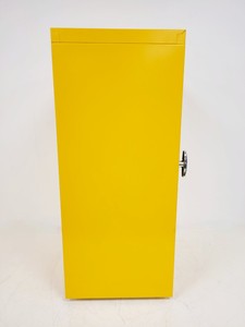 Thumbnail image of Benchtop Hazardous Yellow Flammable Chemical Cabinet Lab Storage COSHH