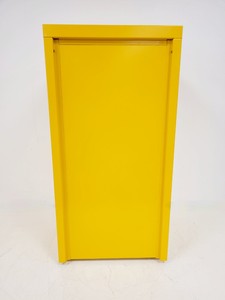 Thumbnail image of Benchtop Hazardous Yellow Flammable Chemical Cabinet Lab Storage COSHH