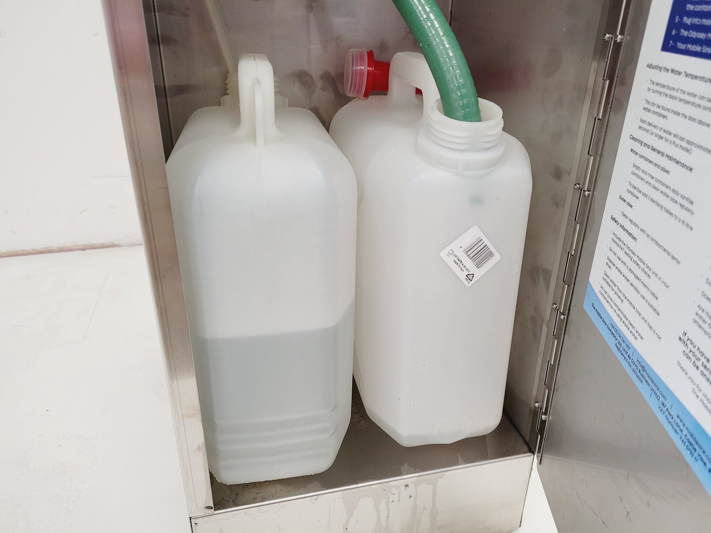 Image of Odyssey Mobile Laboratory Handwash Sink Unit Model 1000 Lab Faulty