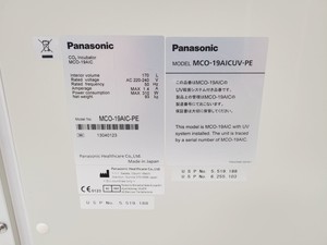Thumbnail image of Panasonic MCO-19AIC(UV)-PE CO2 Laboratory Incubator Lab