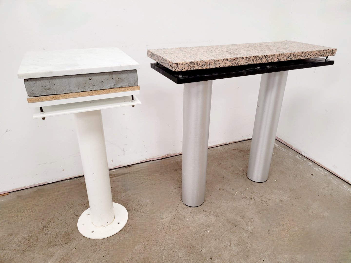 Image of 2 x Floor Mounting Vibration Isolation Microscope Tables Lab