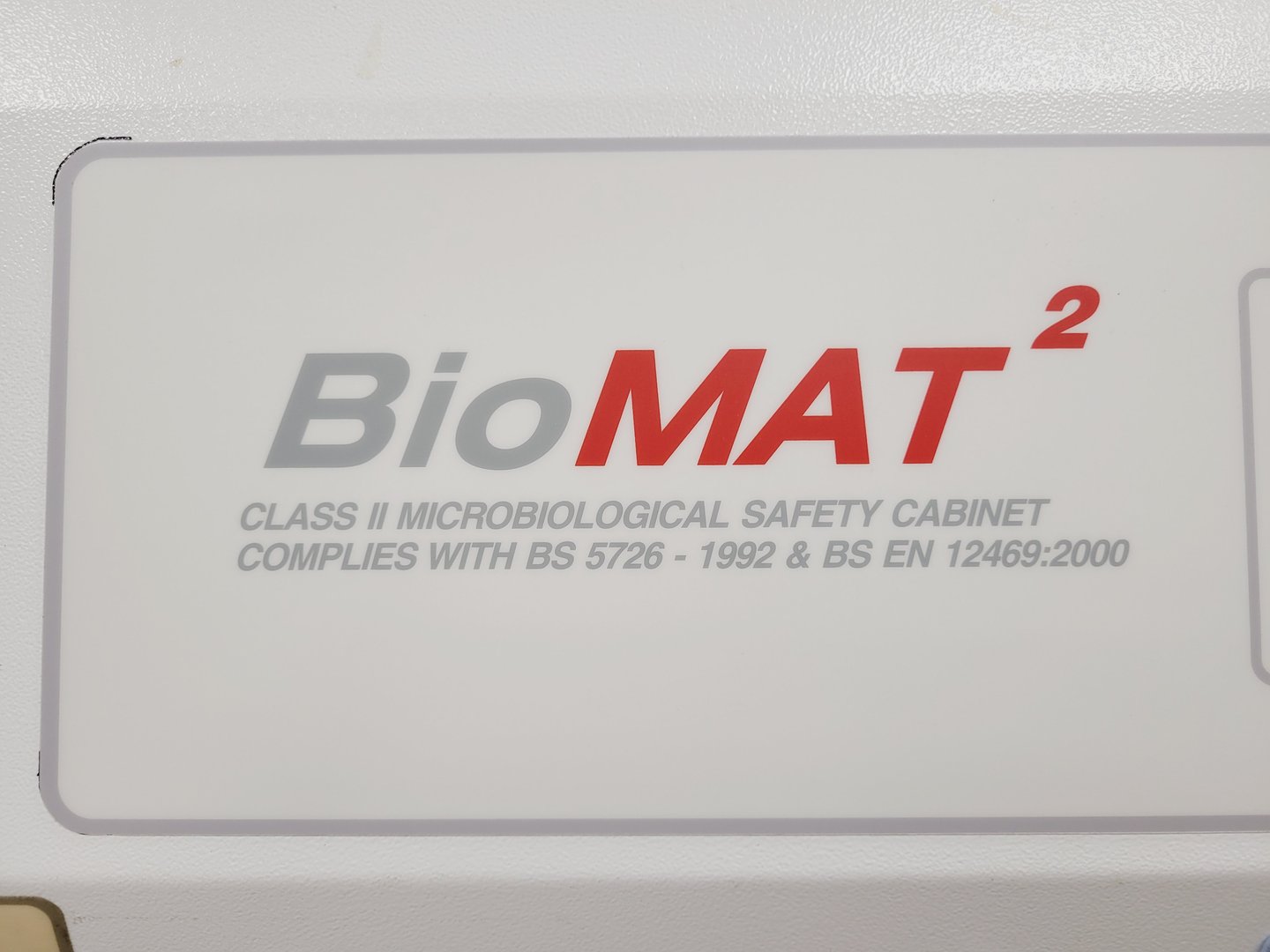 Image of MAT BioMAT 2 Class 2 Recirculator Microbiological Safety Cabinet Lab