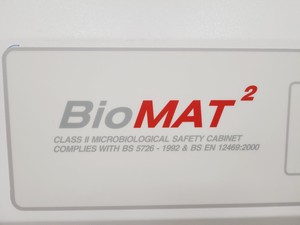 Thumbnail image of MAT Medical BioMAT 2 Class 2 Recirculating Microbiological Safety Cabinet Lab