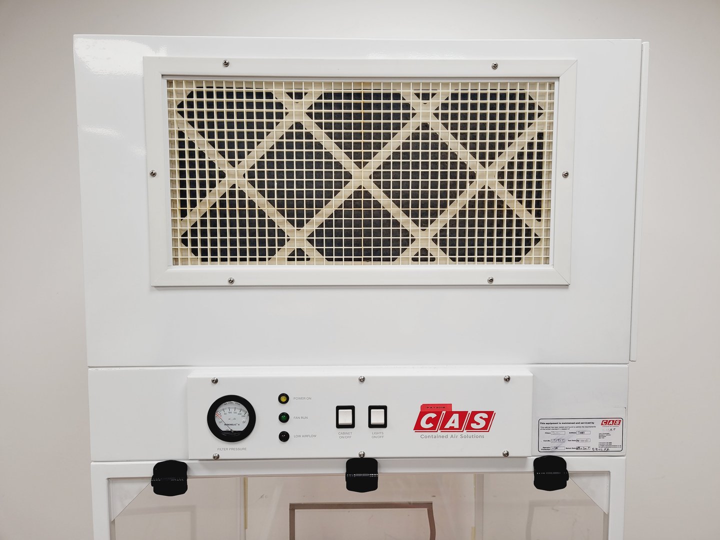 Image of CAS Contained Air Solutions Laminar Flow Cabinet/Hood Special V.L.F Lab