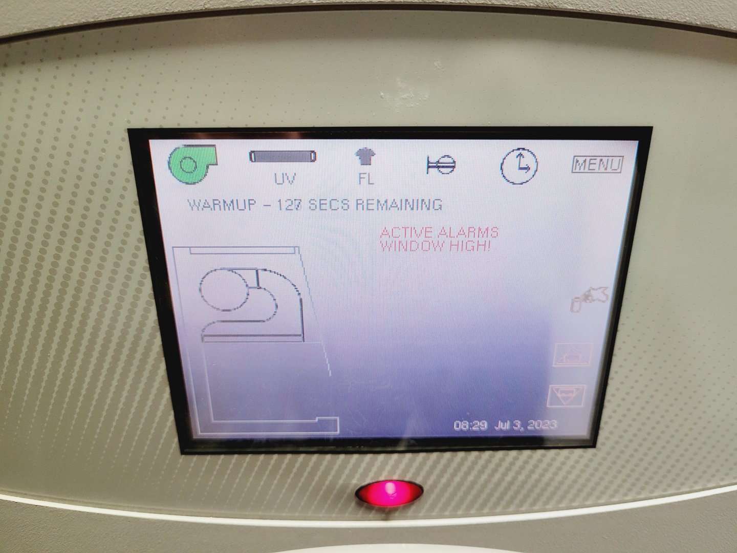 Image of Nuaire Cellgard ES Class 2 II Biological Safety Cabinet NU-480-400E Lab