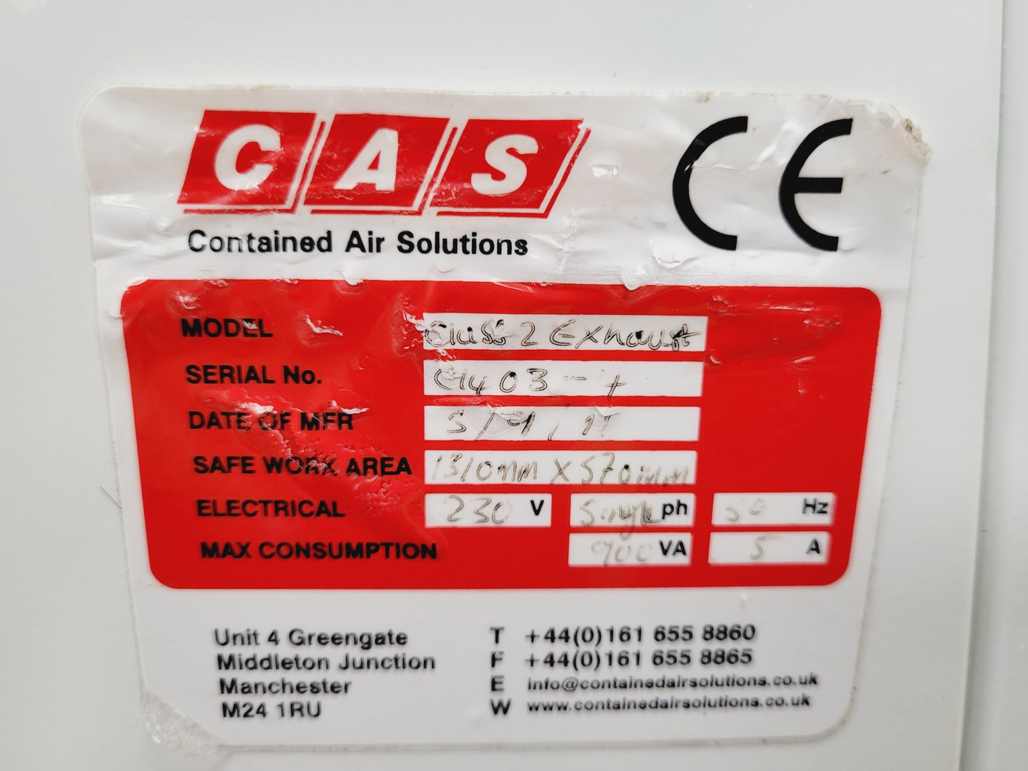 Image of MAT BioMat 2 Class 2 Microbiological Safety Cabinet Lab (No UV)