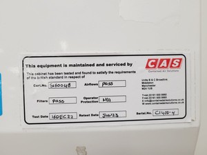 Thumbnail image of MAT BioMat 2 Class 2 Microbiological Safety Cabinet Lab (No UV)