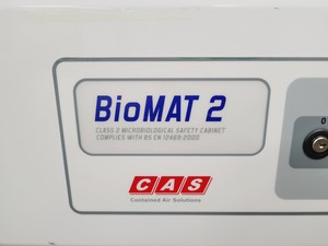Thumbnail image of MAT BioMat 2 Class 2 II Microbiological Safety Cabinet Lab (No UV)