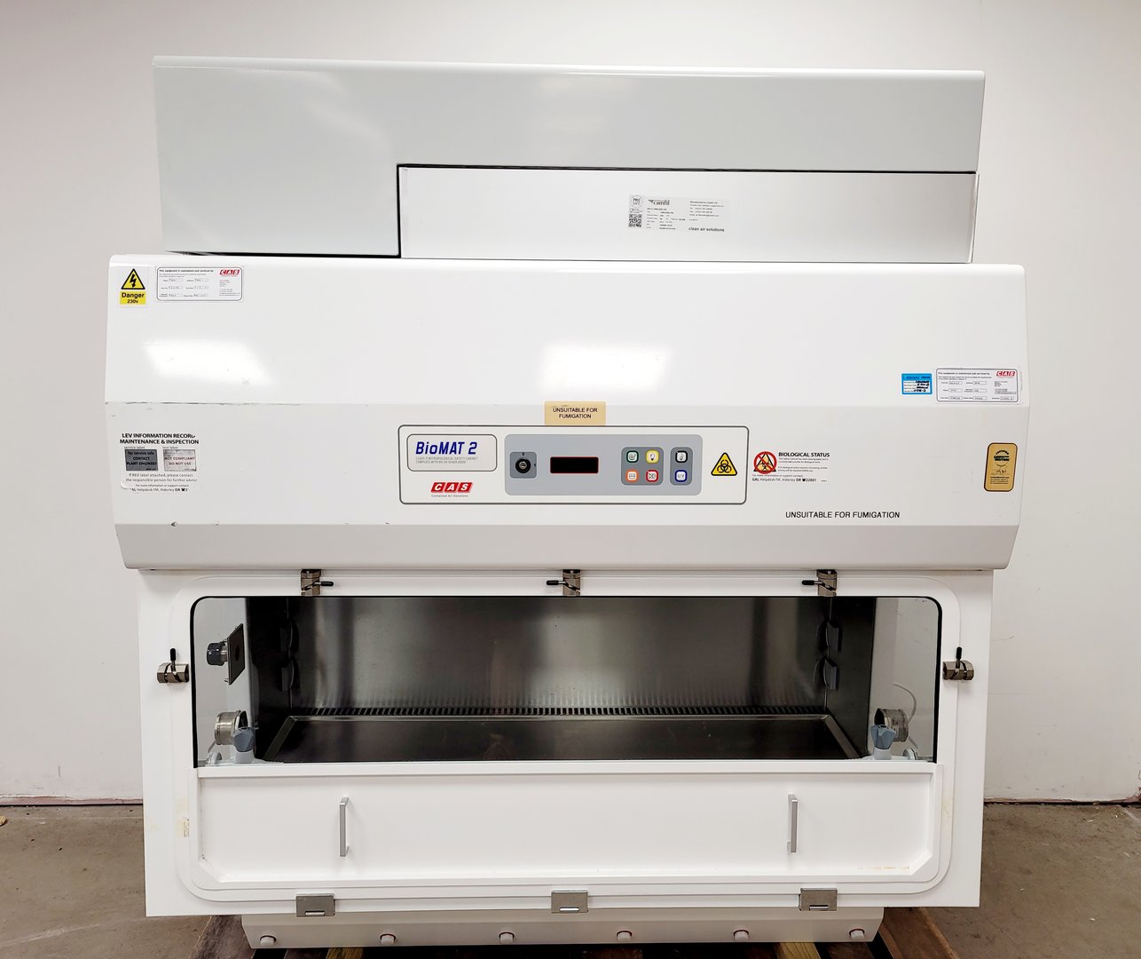 Image of MAT BioMat 2 Class 2 II Microbiological Safety Cabinet Lab (No UV)