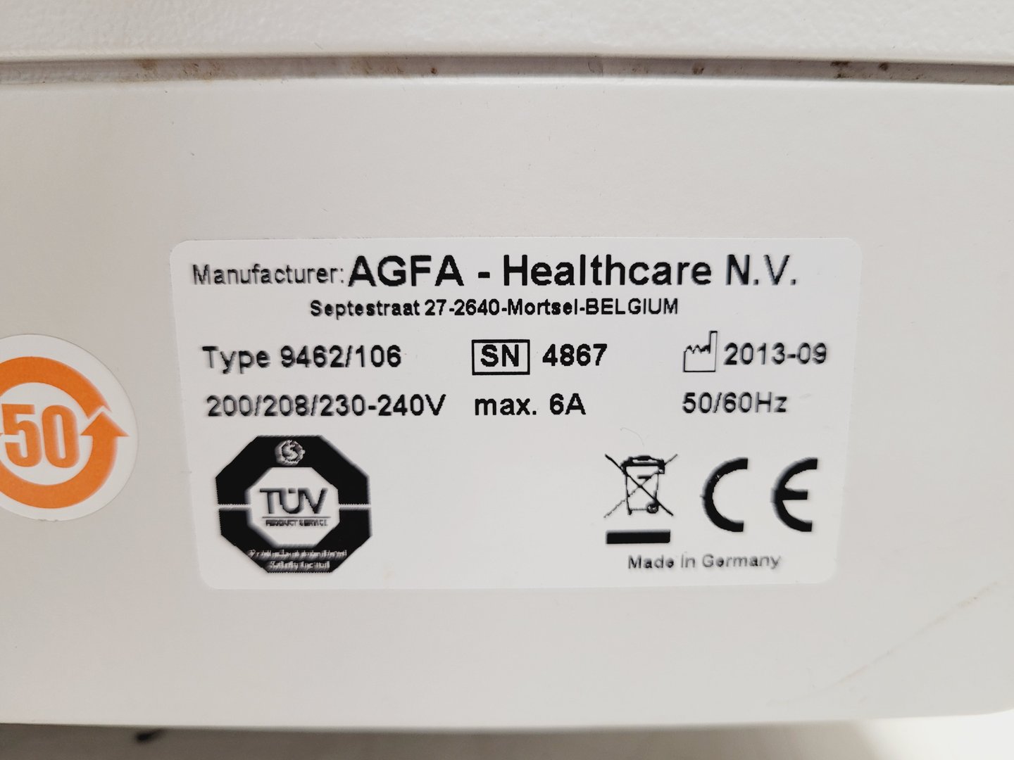 Image of AGFA Curix 60 X-Ray Film Processor / Developer Lab Spares/Repairs