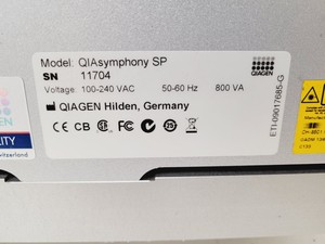 Thumbnail image of Qiagen QIAsymphony SP Nucleic Acid Purification System Lab