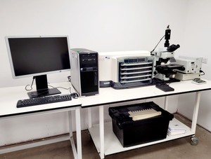 Thumbnail image of Applied Imaging Genetix Ariol SL-50 Vision BioSystems Olympus BX-61 Microscope
