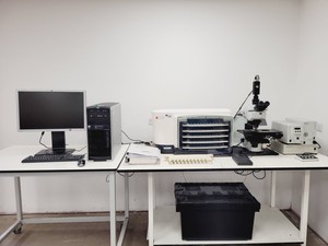 Thumbnail image of Applied Imaging Genetix Ariol SL-50 Vision BioSystems Olympus BX-61 Microscope