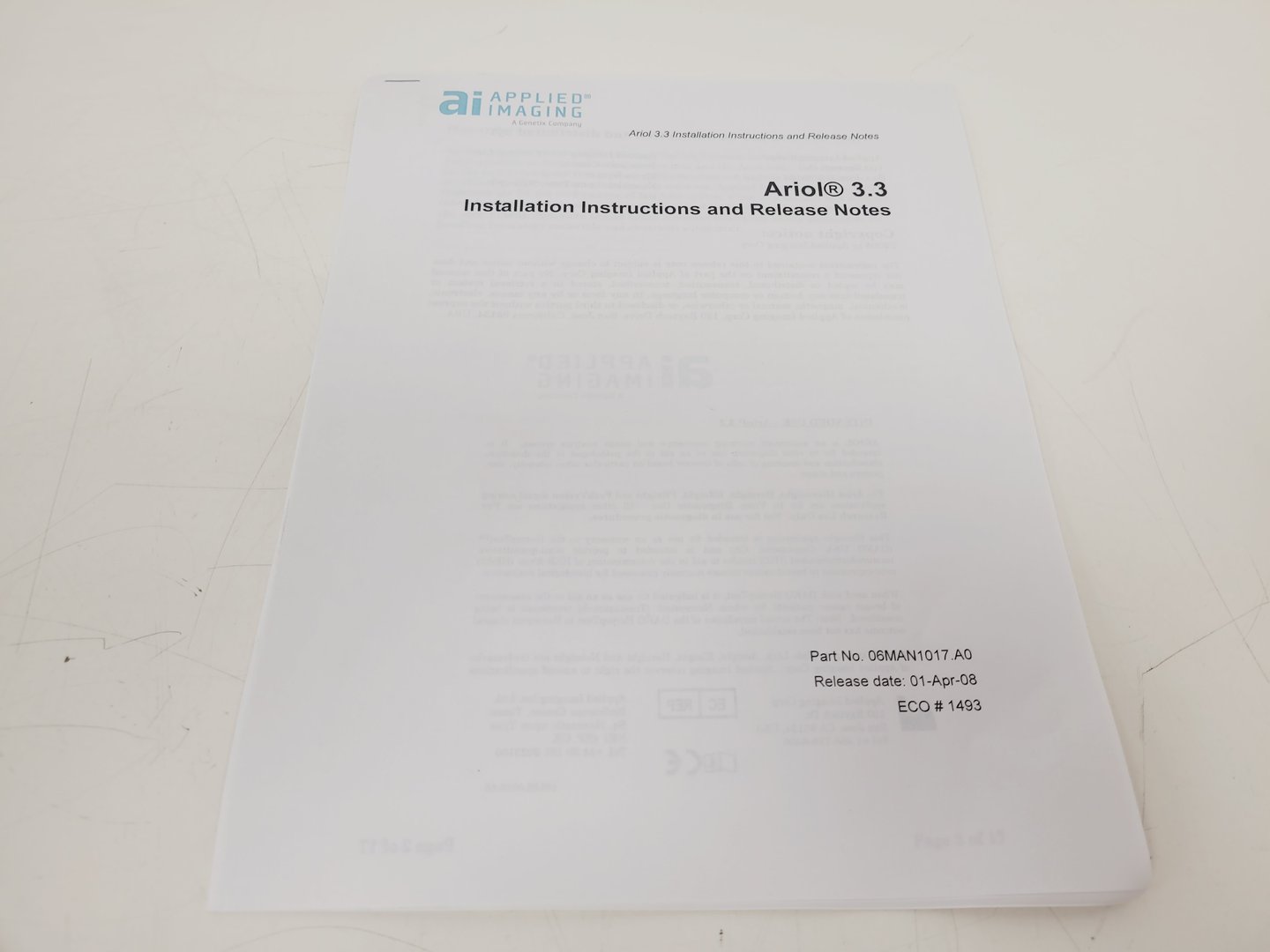 Image of Applied Imaging Genetix Ariol SL-50 Vision BioSystems Olympus BX-61 Microscope