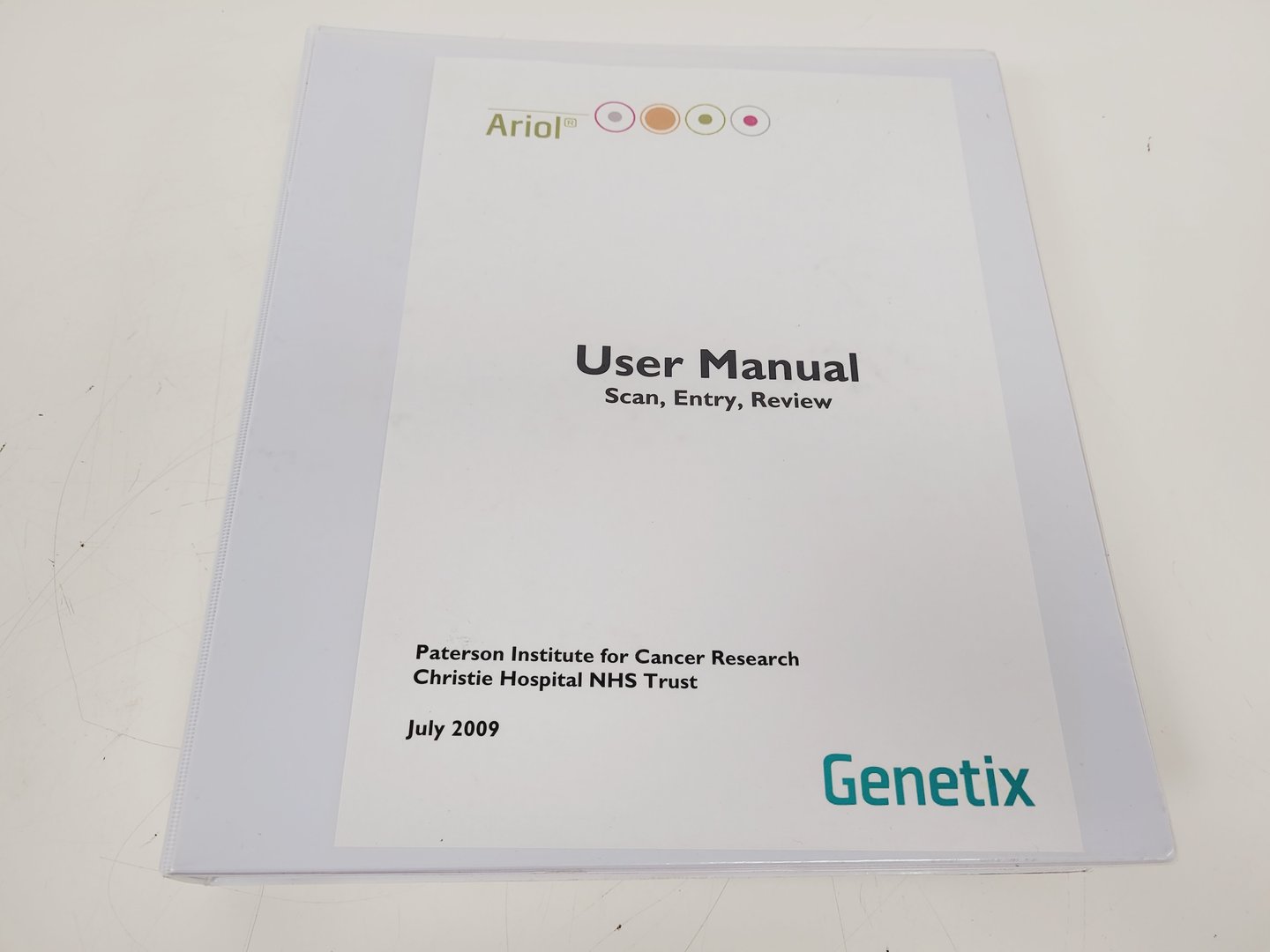 Image of Applied Imaging Genetix Ariol SL-50 Vision BioSystems Olympus BX-61 Microscope