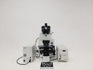 Image of Olympus BX61 BX61TRF Microscope System, UPlanFL N 20x/0.50 ∞/0.17/FN26.5 Lab