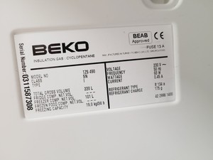 Thumbnail image of Beko Laboratory Freezer  TZS 490 Lab