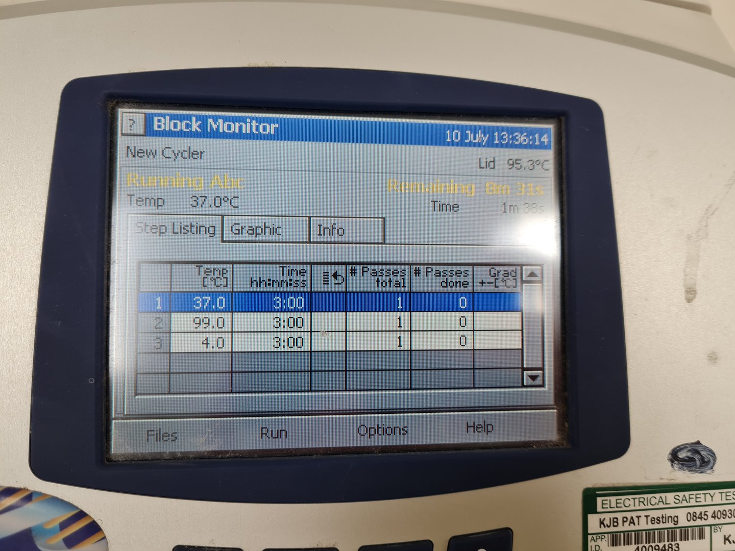 Image of Geneflow Sensoquest LabCycler Gradient Laboratory Thermal Cycler Lab