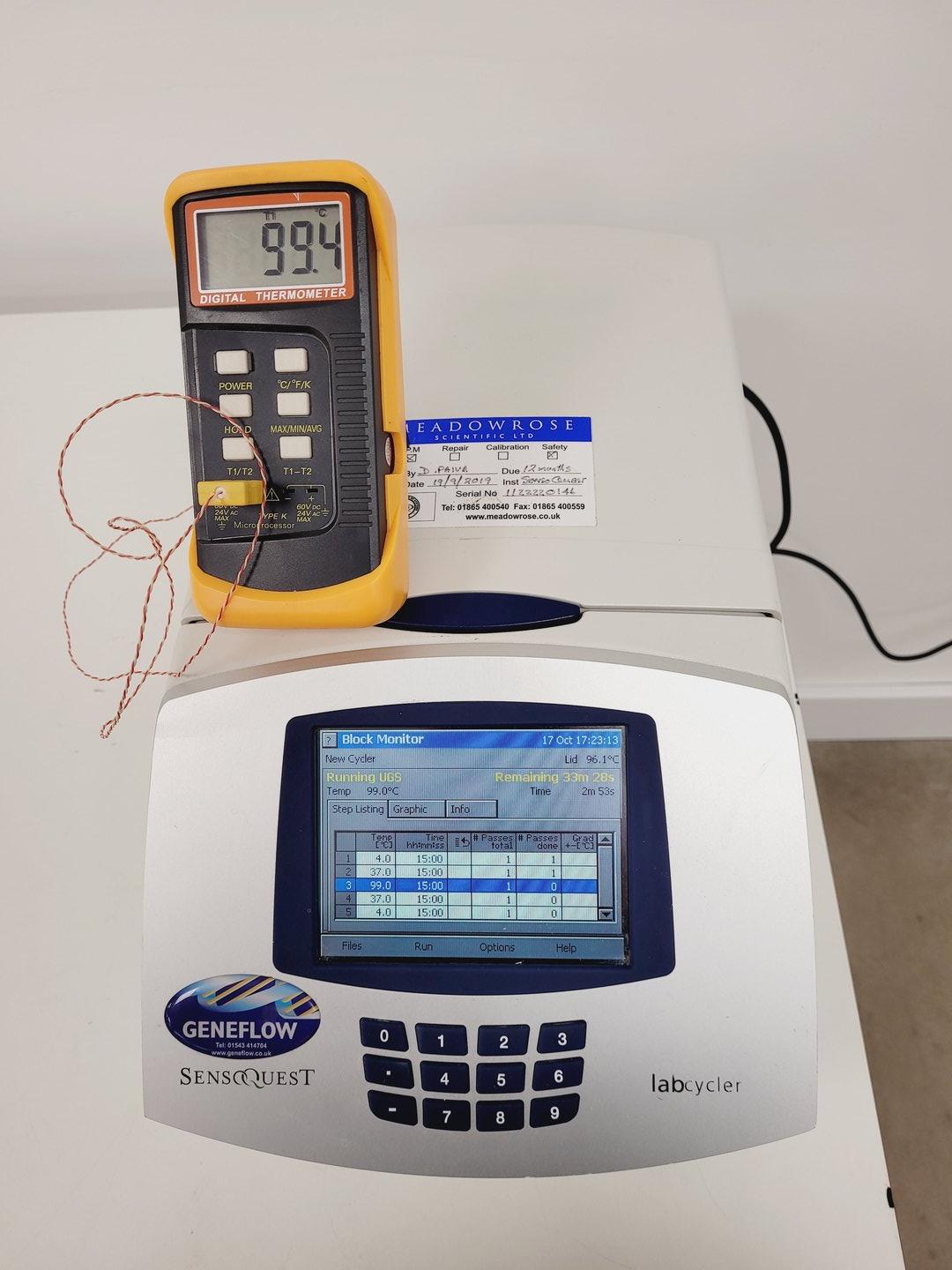 Image of Geneflow Sensoquest LabCycler Gradient Laboratory Thermal Cycler Lab