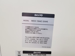 Thumbnail image of Sanyo CO2 Laboratory Incubator MCO-19AIC (UVH) Lab