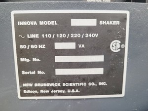 Thumbnail image of New Brunswick Innova 4300 Incubator Shaker  Mfg no. M1193-0100 Lab