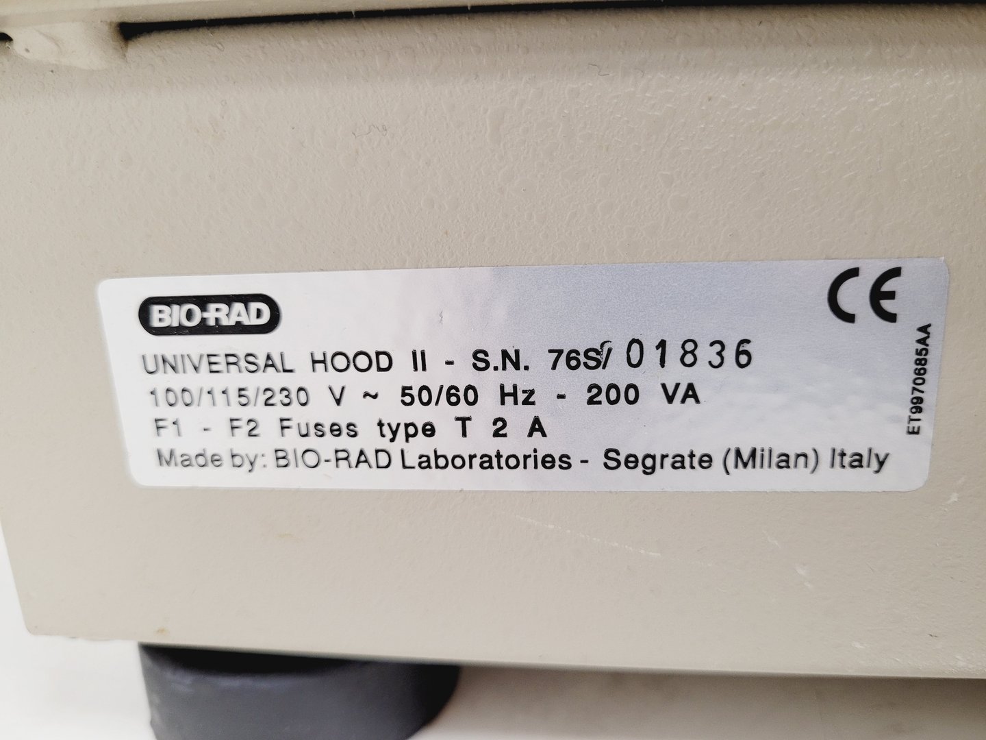 Image of Bio-Rad Universal Hood II with Transilluminator Lab