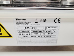 Thumbnail image of Thermo Scientific Heracell 150i CO2 Incubator Lab