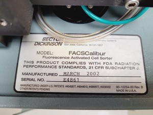 Thumbnail image of BD FACSCalibur Flow Cytometer with Mac & Software Lab