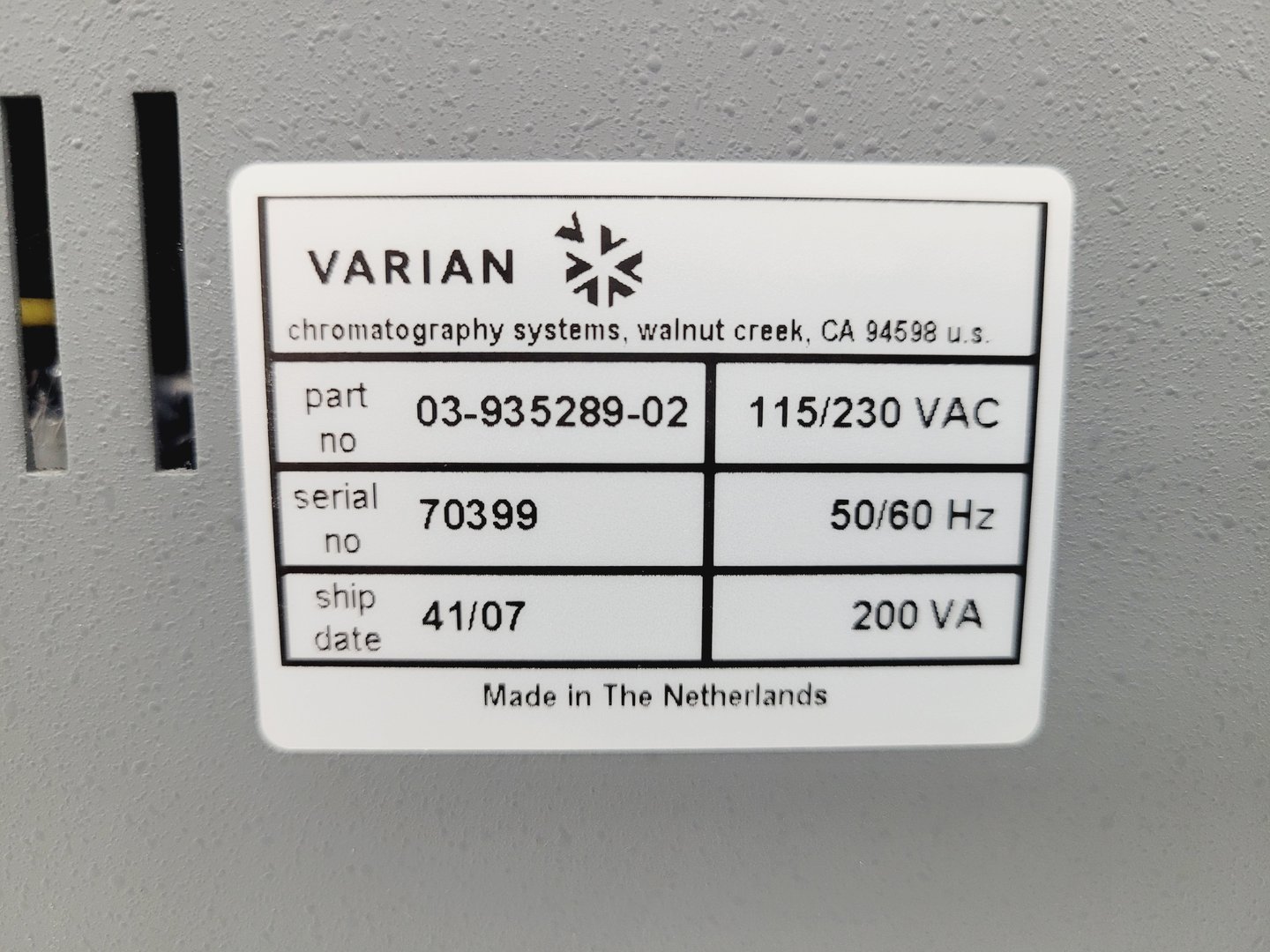 Image of Varian Prostar AutoSampler Model 420 Lab