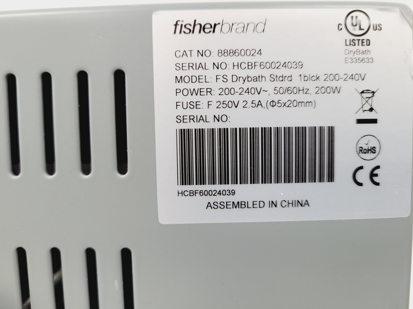 Image of Fisherbrand Isotemp Digital FS DryBath STD Block Heater 88860024 Lab