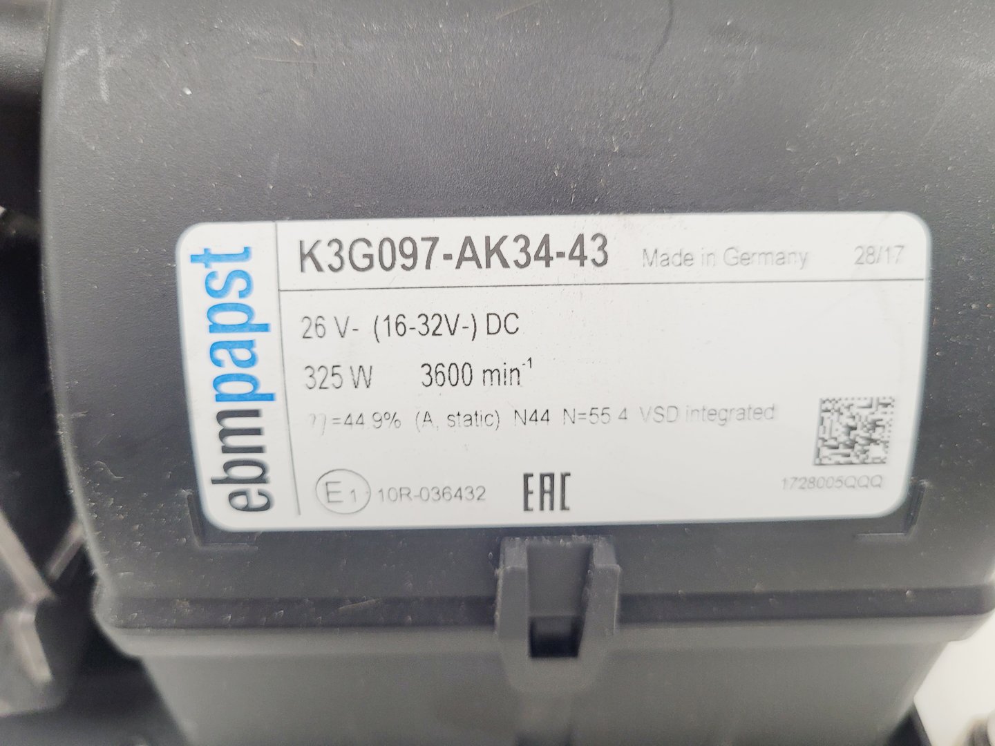 Image of 8 x Ebmpapst K3G097-AK34-43 3600RPM Evaporator Cooling Fans Lab