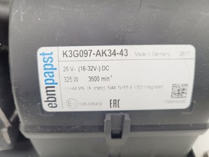 Thumbnail image of 8 x Ebmpapst K3G097-AK34-43 3600RPM Evaporator Cooling Fans Lab