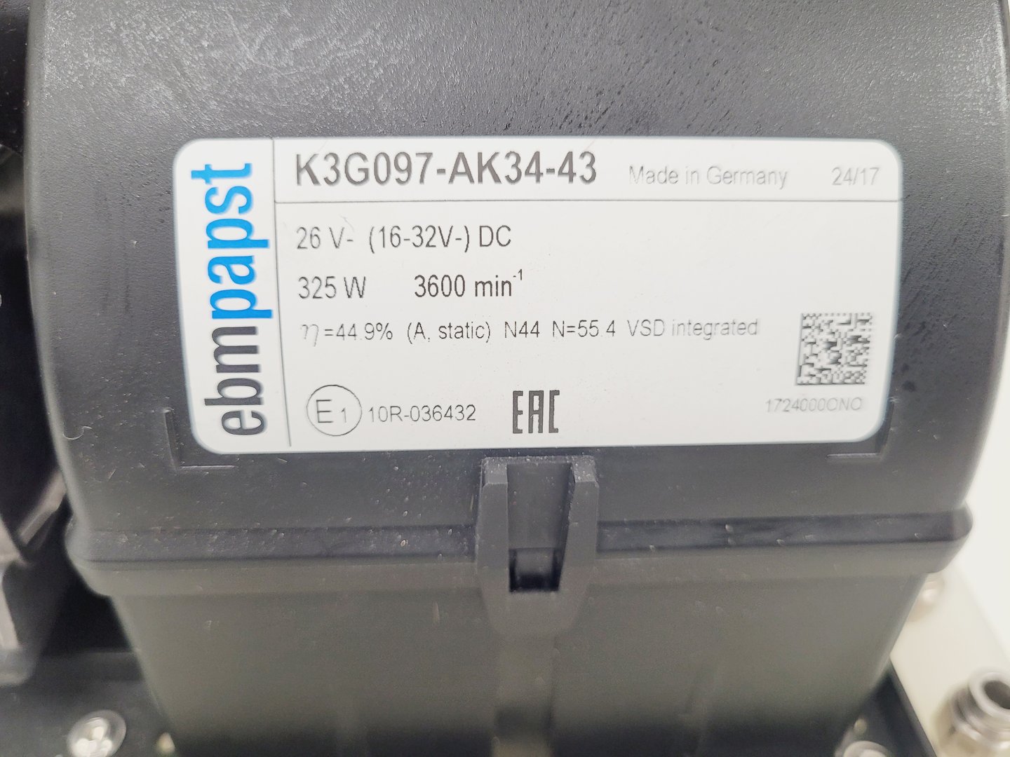 Image of 8 x Ebmpapst K3G097-AK34-43 3600RPM Evaporator Cooling Fans Lab