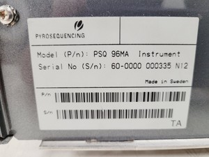 Thumbnail image of Pyrosequencing PSQ96MA Pyrosequencer with Vacuum Prep Stands & Accessories