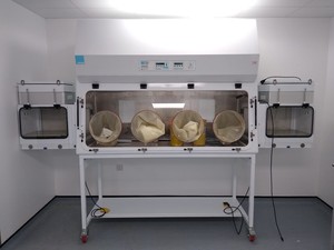 Thumbnail image of Envair Pharmassist Positive Pressure Isolator Glovebox Workstation Lab