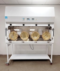 Thumbnail image of Envair Pharmassist Positive Pressure Isolator Glovebox Workstation Lab