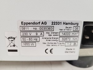 Thumbnail image of Eppendorf 5810 R Refrigerated Laboratory Centrifuge Lab Spares/Repairs
