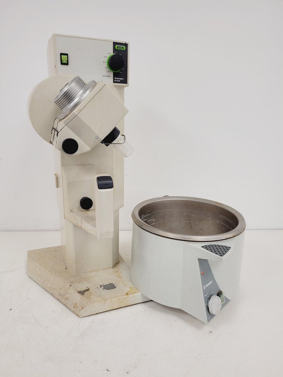 Image of Buchi R-210 Rotavapor Rotary Evaporator & Heidolph Heizbad WB Water Bath Lab