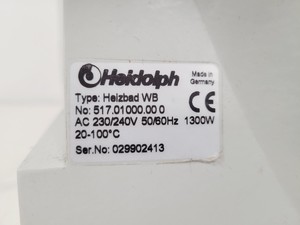 Thumbnail image of Buchi R-210 Rotavapor Rotary Evaporator & Heidolph Heizbad WB Water Bath Lab