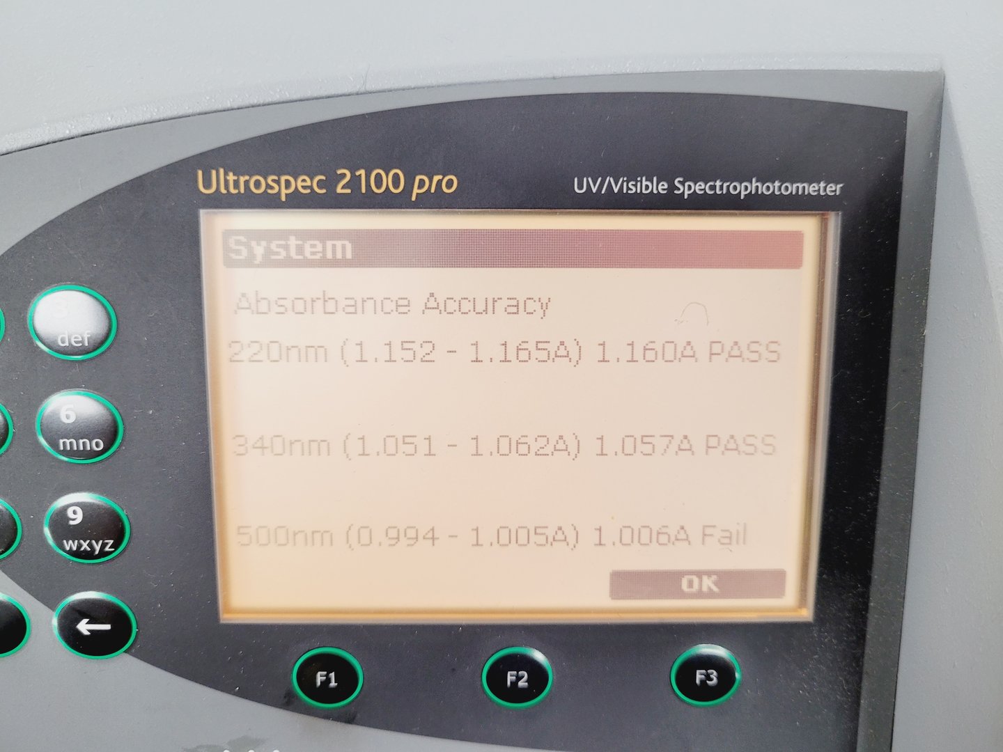 Image of Amersham Biosciences Ultrospec 2100 Pro UV/Visible Spectrophotometer