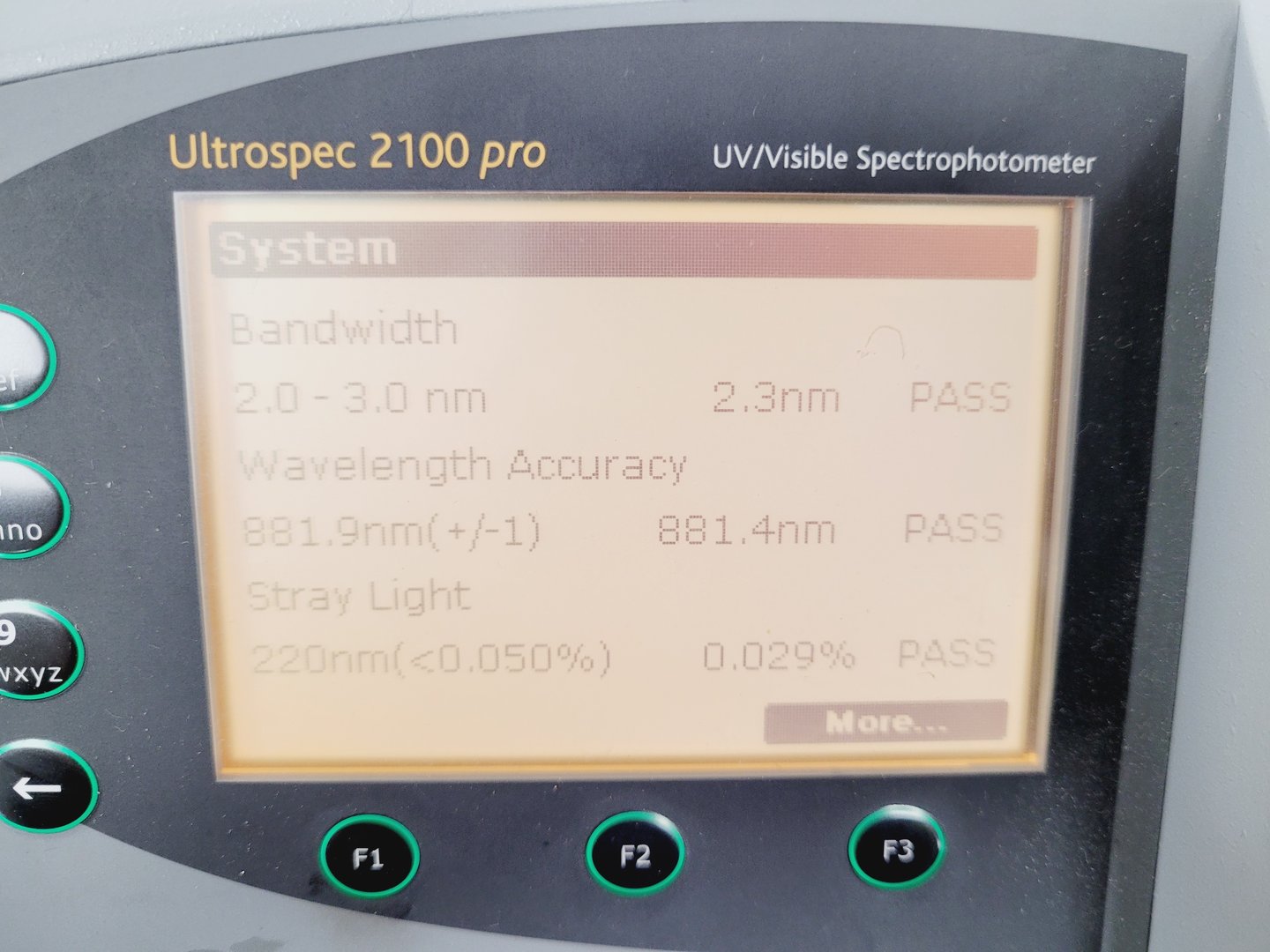 Image of Amersham Biosciences Ultrospec 2100 Pro UV/Visible Spectrophotometer