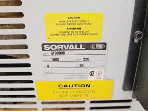 Thumbnail image of Sorvall RT6000D Refrigerated Centrifuge Lab Spares/Repairs