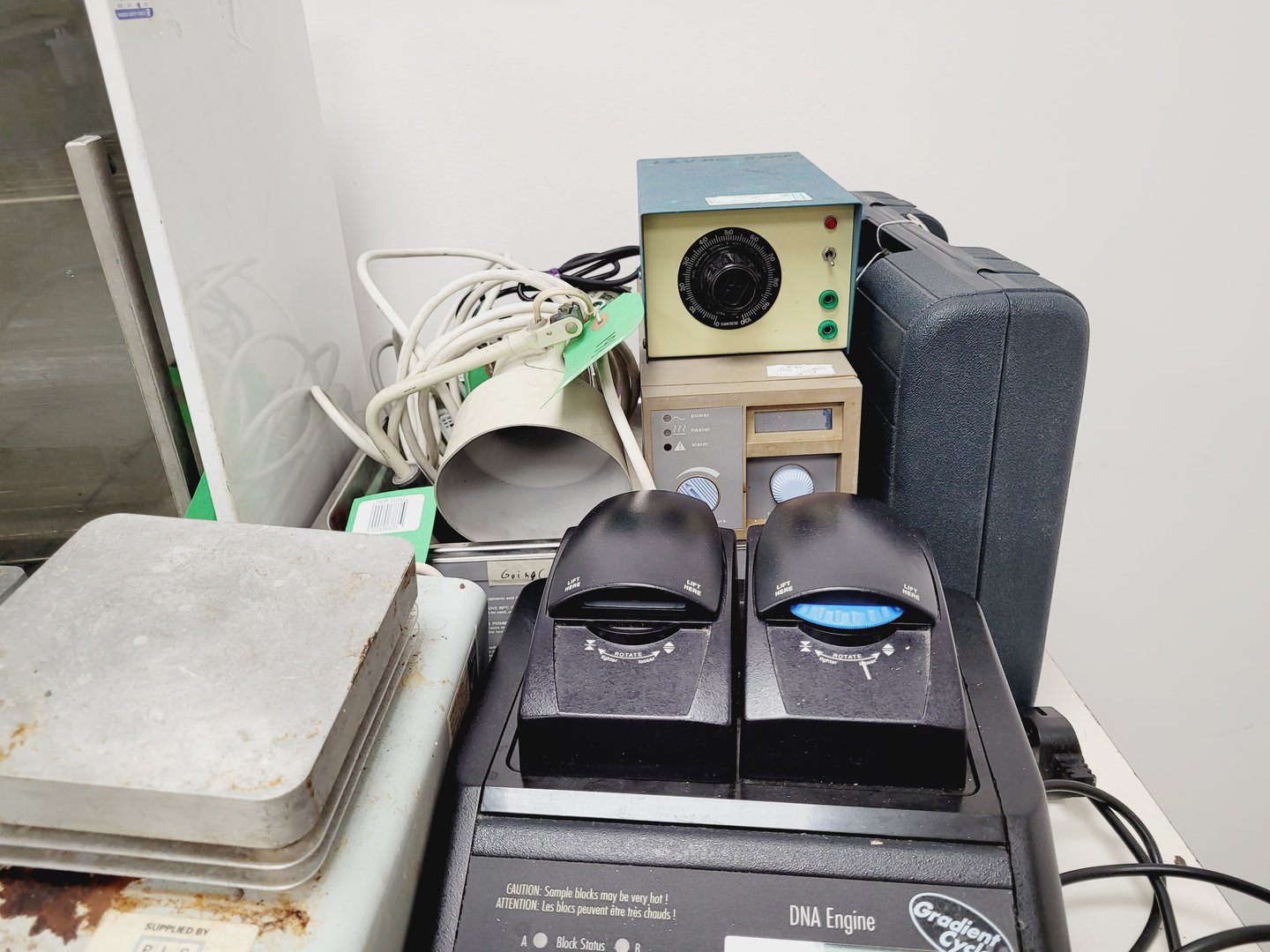 Image of Job Lot of Laboratory Equipment - Microscopes, Shakers, Pumps, Hotplates Lab