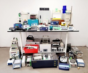 Thumbnail image of Job Lot of Laboratory Equipment - Microscopes, Shakers, Pumps, Water Baths Lab