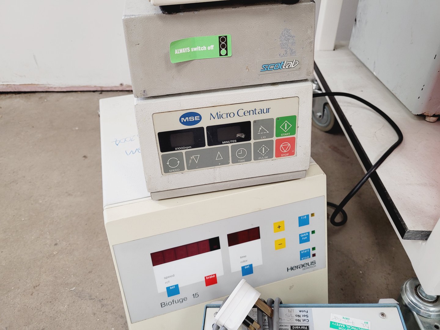 Image of Job Lot of Laboratory Equipment - Microscopes, Shakers, Pumps, Water Baths Lab