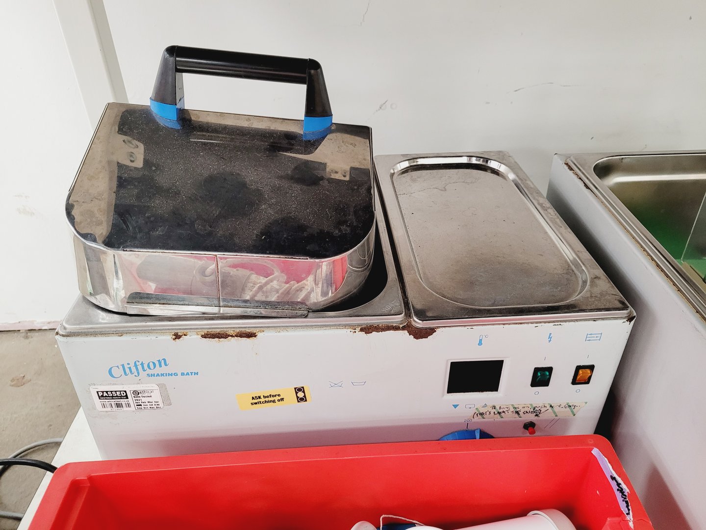 Image of Job Lot of Laboratory Equipment - Microscopes, Shakers, Pumps, Water Baths Lab